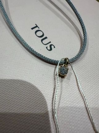 Gargantilla Tous Acero Oro y Brillante