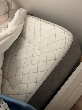 Cama IKEA Evanger 90x200 + Colchón Slap 90x190