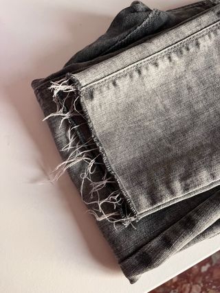 Pantalones vaqueros grises talla 36