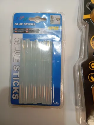 Pistola de Silicona y Barras manualidades