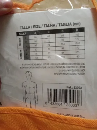 Disfraz Supergirl Talla S. Mujer