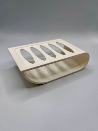 Saboneteira em PLA - Roxo e Branco