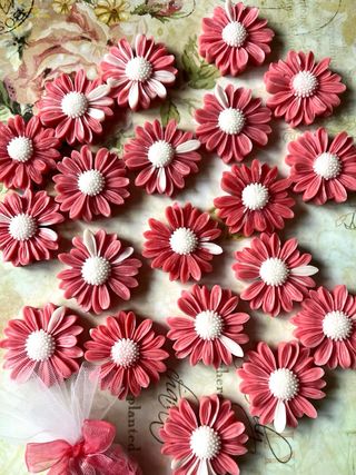 20 Segnaposto Margherita Corallo