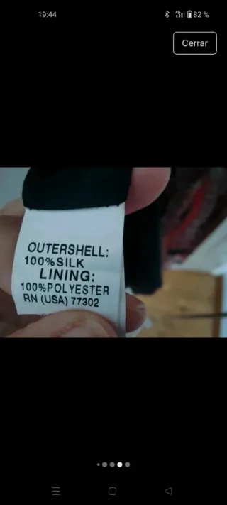 Vestido largo de seda para evento