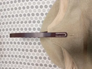 Bolso grande beige y verde