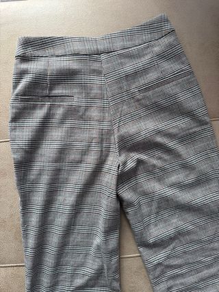 Pantalón Morgan cuadros gris t.34