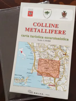 Carta turistica escursionistica CollineMetallifere