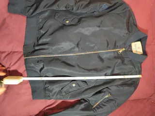 Chaqueta bomber azul talla S