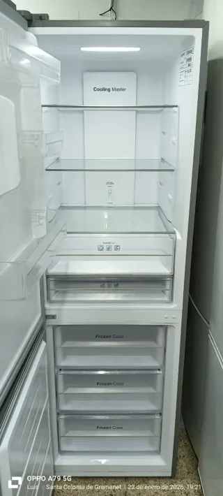 NEVERA COMBI DAEWOO NO FROST ENERGÍA A+