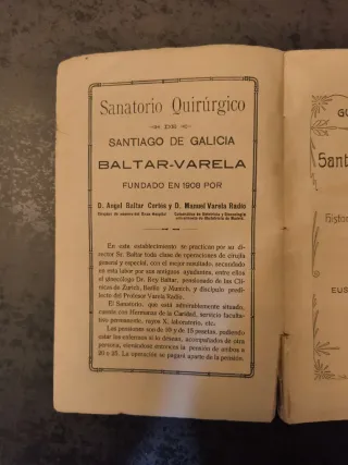 Libro antiguo 1920. Guía Documentada de Santiago C