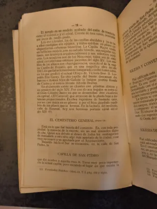 Libro antiguo 1920. Guía Documentada de Santiago C