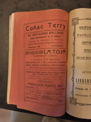 Libro antiguo 1920. Guía Documentada de Santiago C