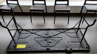 Mesa Plegable Jardín 180x75 cm