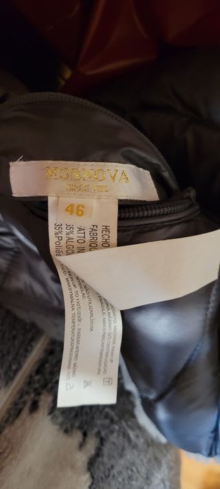 Abrigo pelo efecto peluche