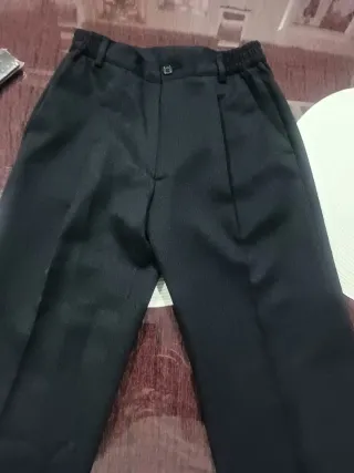 Traje de Comunión Almirante Azul y Dorado