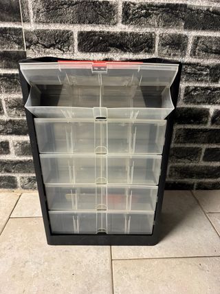 Valigetta portaoggetti con cassetti