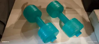 Mancuernas de viaje turquesa