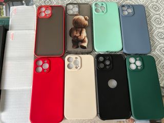 Lote Fundas iPhone 13 Pro Max y protec OPORTUNIDAD