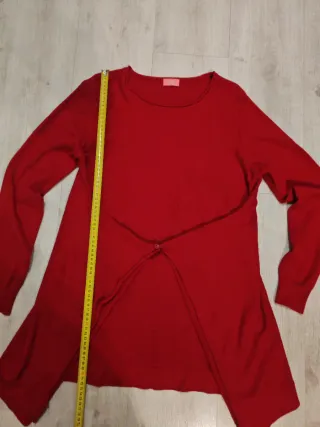 Maglia lunga rossa