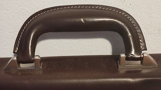 Maletín ejecutivo cuero marrón