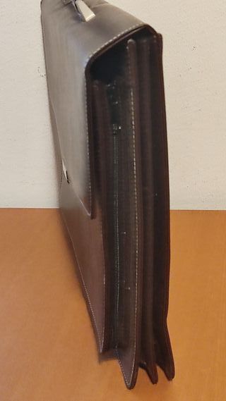 Maletín ejecutivo cuero marrón