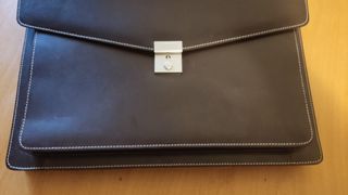 Maletín ejecutivo cuero marrón