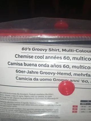 Disfraz Camisa Groovy 60s Smiffys Talla Única