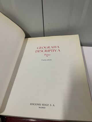 Geografia descriptiva Paises Rialp
