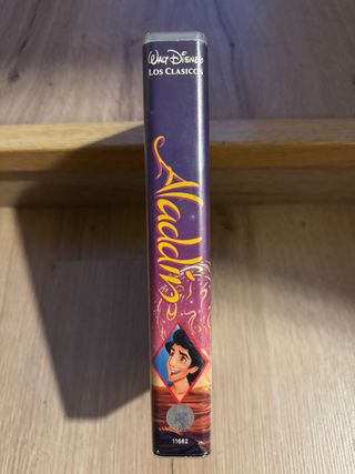 VHS Aladdin Los Clásicos Disney