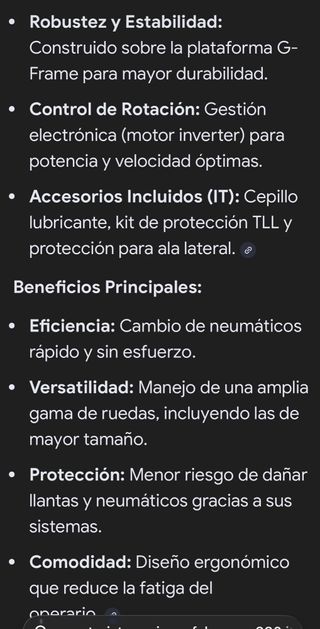 Desmontadora de neumáticos SICAM