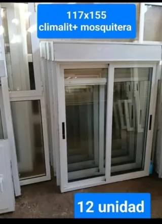 12 Ventanas Aluminio Climalit Mosquiter. 621292438