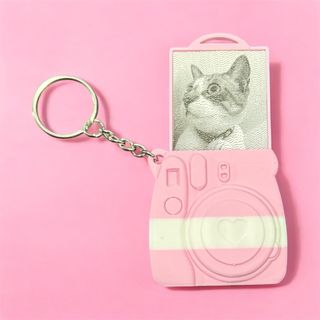 Llavero Cámara Instax con Foto Personalizada