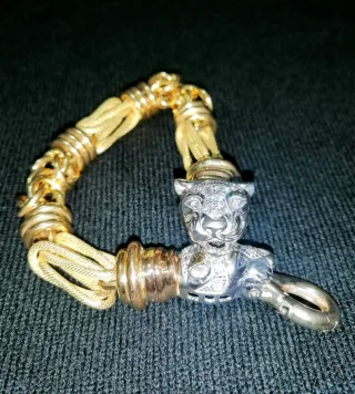 Pulsera Panteras Arezzo Oro 18k