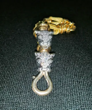 Pulsera Panteras Arezzo Oro 18k