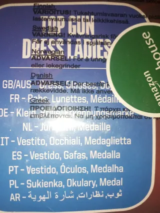 Disfraz Top Gun Mujer Talla XS