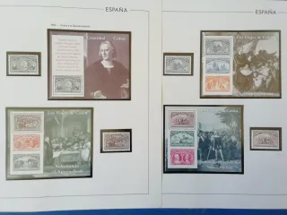 Sellos España años 1992 y 1993.