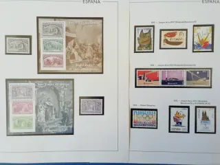 Sellos España años 1992 y 1993.