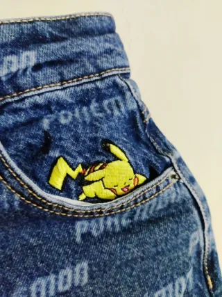 Pantalones Jeans vaqueros pokemon NUEVOS.