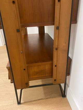 Estantería Midcentury Madera y Metal