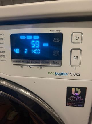 Lavadora Samsung EcoBubble 9kg