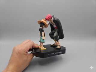 Diorama One Piece Shanks y Luffy