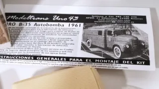 Kit Maqueta Modeltrans Ebro B-35 Autobomba 1961