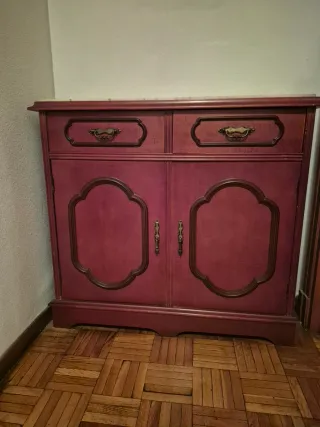 Mueble recibidor de madera
