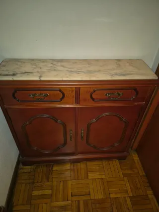Mueble recibidor de madera