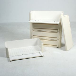 Cajonera Kartell Olaf Von Bohr 70s Beige