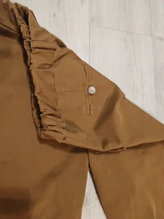 Pantaloni morbidi marroni