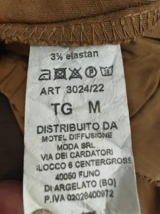 Pantaloni morbidi marroni