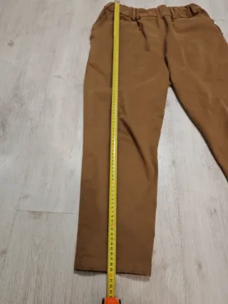 Pantaloni morbidi marroni