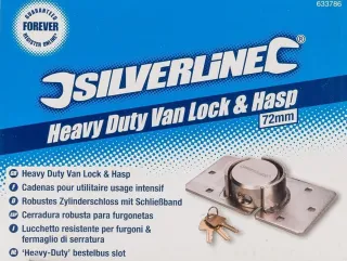 Cerradura de seguridad Silverline con llaves nuevo