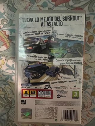PSP Burnout Legends EA Racing